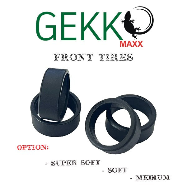 Gekko Maxx GKM-013-M - Front Tires F8.5 (4pcs) - Medium