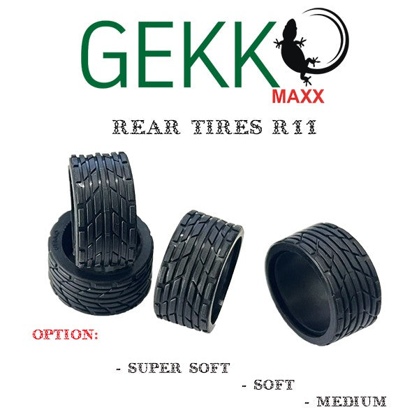 Gekko GKM-015-S - Maxx Rear Tires R11 (4pcs) - Soft