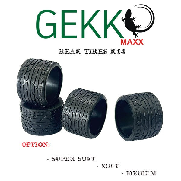 Gekko GKM-016-SS - Maxx Rear Tires R14 (4pcs) - Super Soft