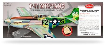 Guillows 402LC - P-51 Mustang Laser-Cut Guillow