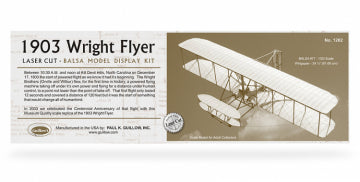 Guillows 1202 - 1903 Wright Flyer Scale Model Kit 1/20