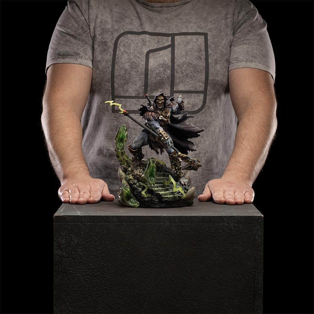 Iron Studios Masters Of The Univers - Skeletor Unleashed Deluxe Art Scale 1/10 Statue