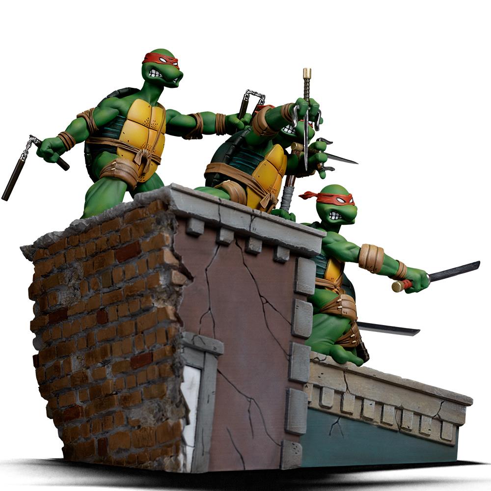 Iron Studios Teenage Mutant Ninja Turtles TMNT Set (Kevin Eastman Version) Art Scale 1/10