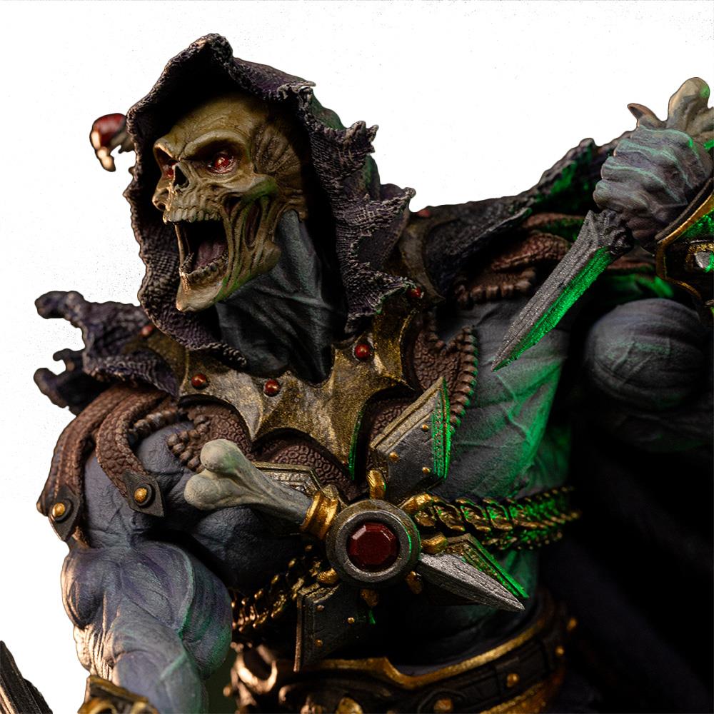Iron Studios Masters Of The Univers - Skeletor Unleashed Deluxe Art Scale 1/10 Statue