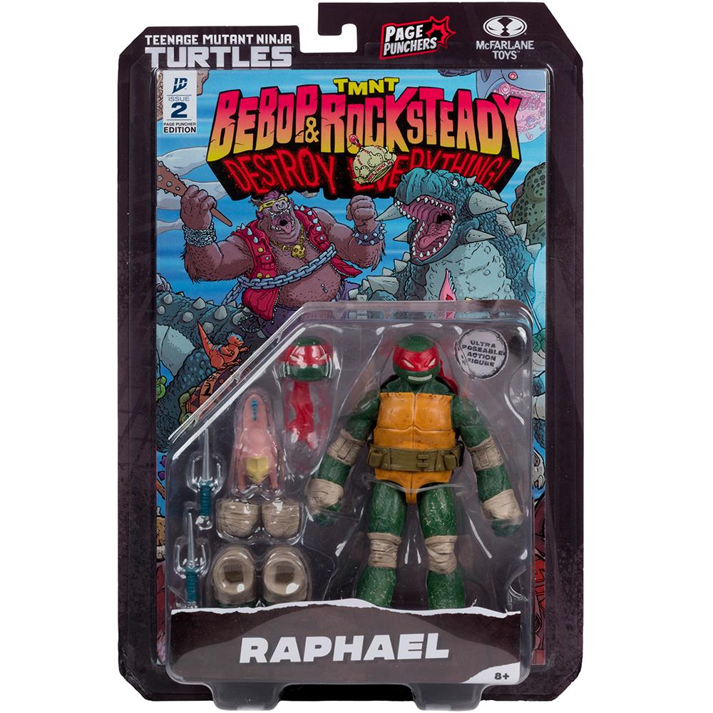 Teenage Mutant Ninja Turtles (P. Punchers) Raphael 5in Action Figure with Comic McFarlane Toys
