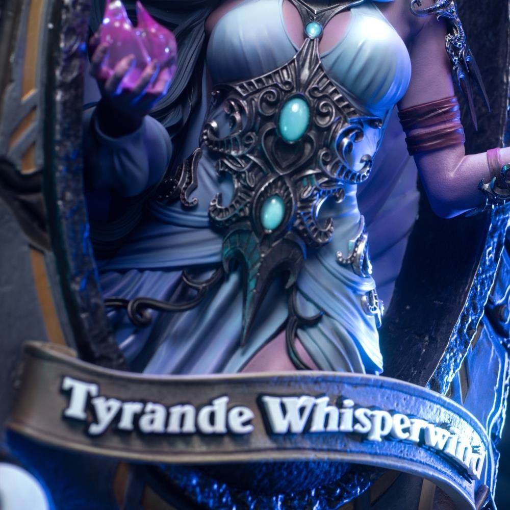 HEX Blizzard Hearthstone Tyrande Whisperwind Art Frame Statue
