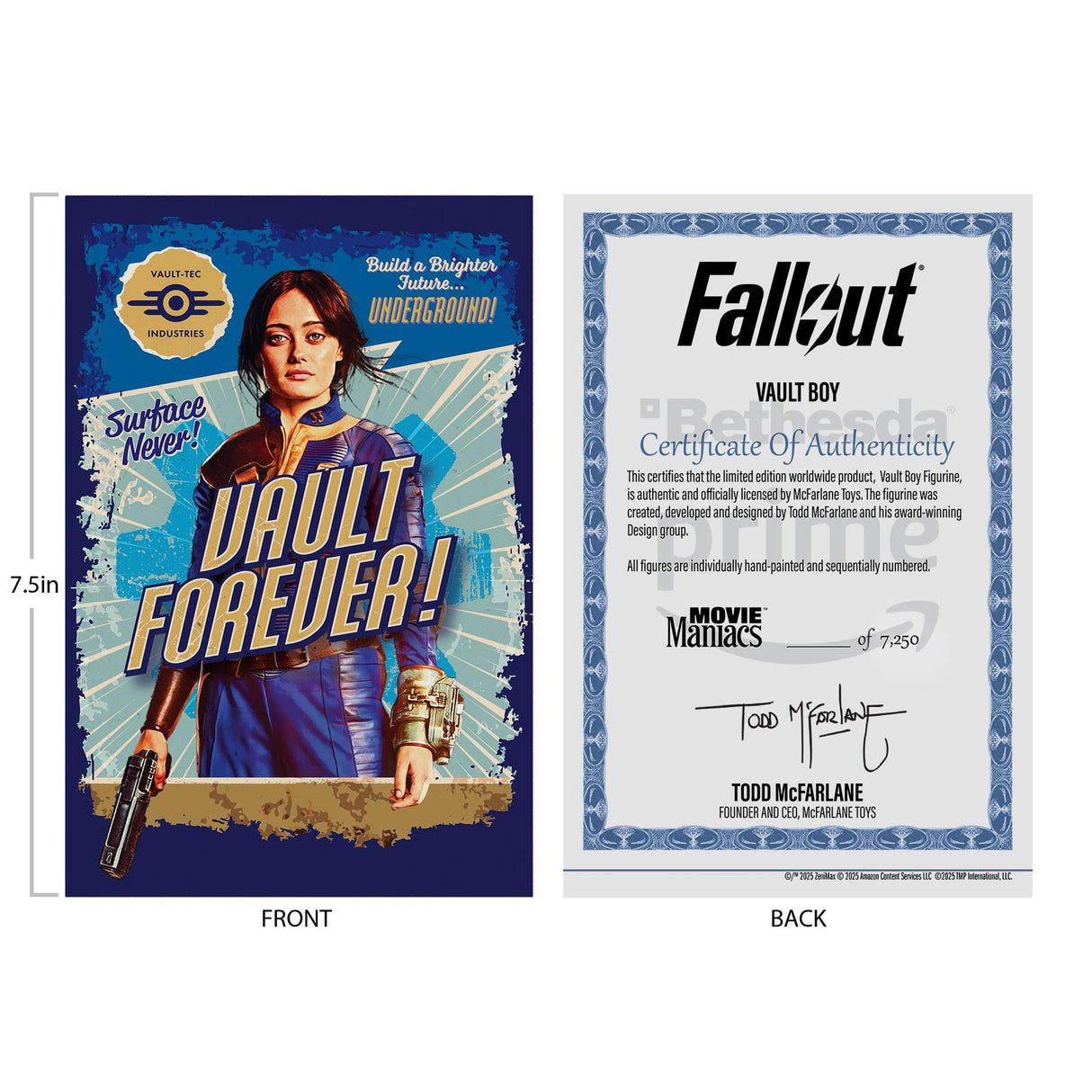 Fallout Vault Boy (Version 2) 5in Posed Figure McFarlane Toys