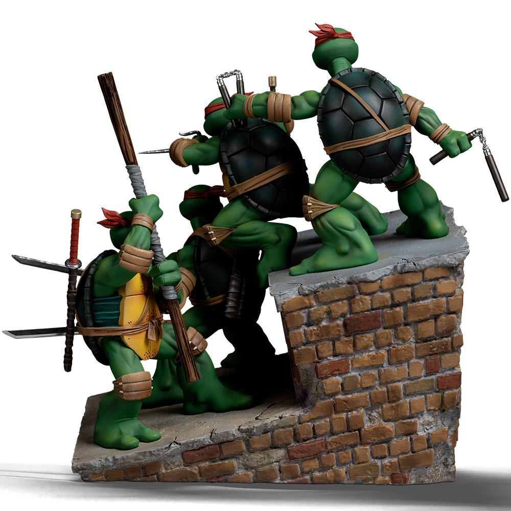 Iron Studios Teenage Mutant Ninja Turtles TMNT Set (Kevin Eastman Version) Art Scale 1/10
