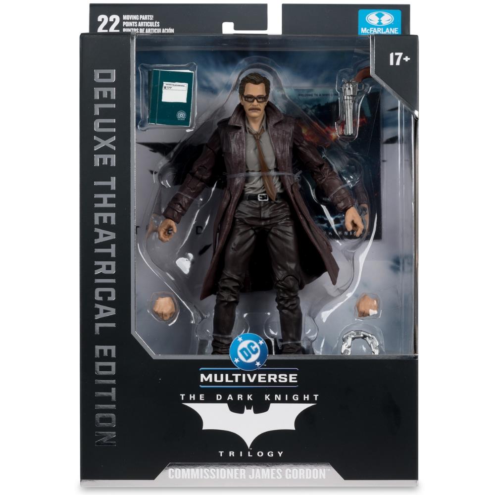 DC Multiverse Commissioner Gordon (The Dark Knight) 7" Action Figure Deluxe Theatrical Edition McFarlane Toys
