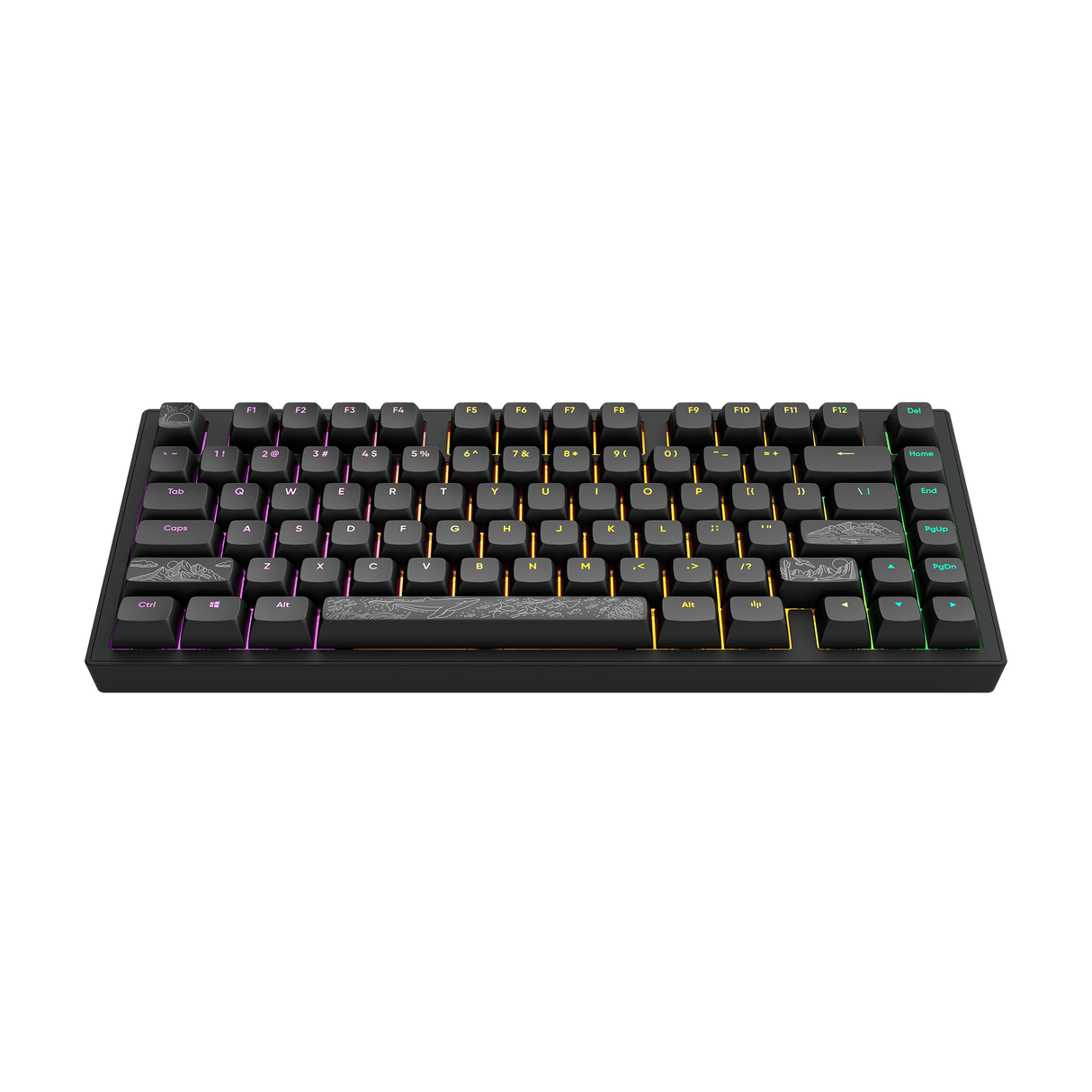 Dark Project ALU Terra Nostra Black - Wired Gaming Keyboard (ANSI)