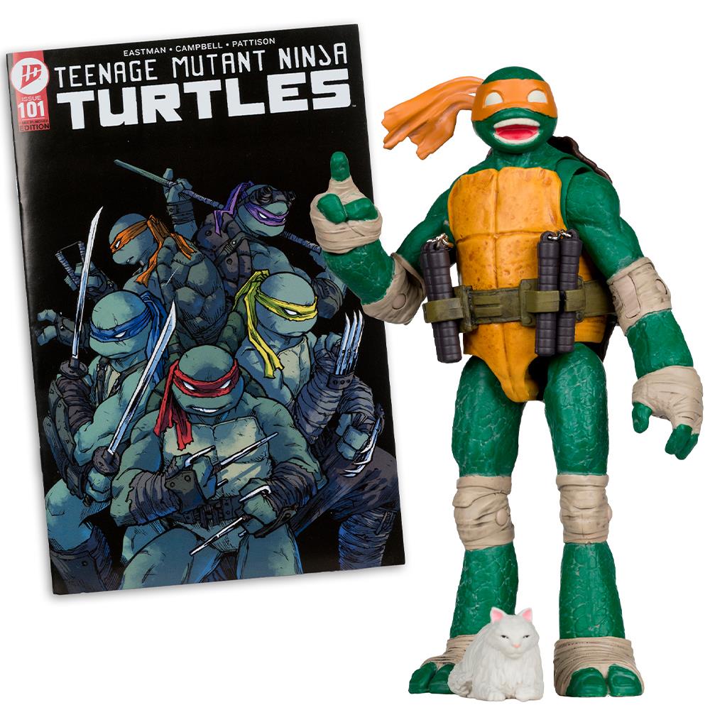 Teenage Mutant Ninja Turtles (P. Punchers) Michelangelo 5in Action Figure with Comic McFarlane Toys