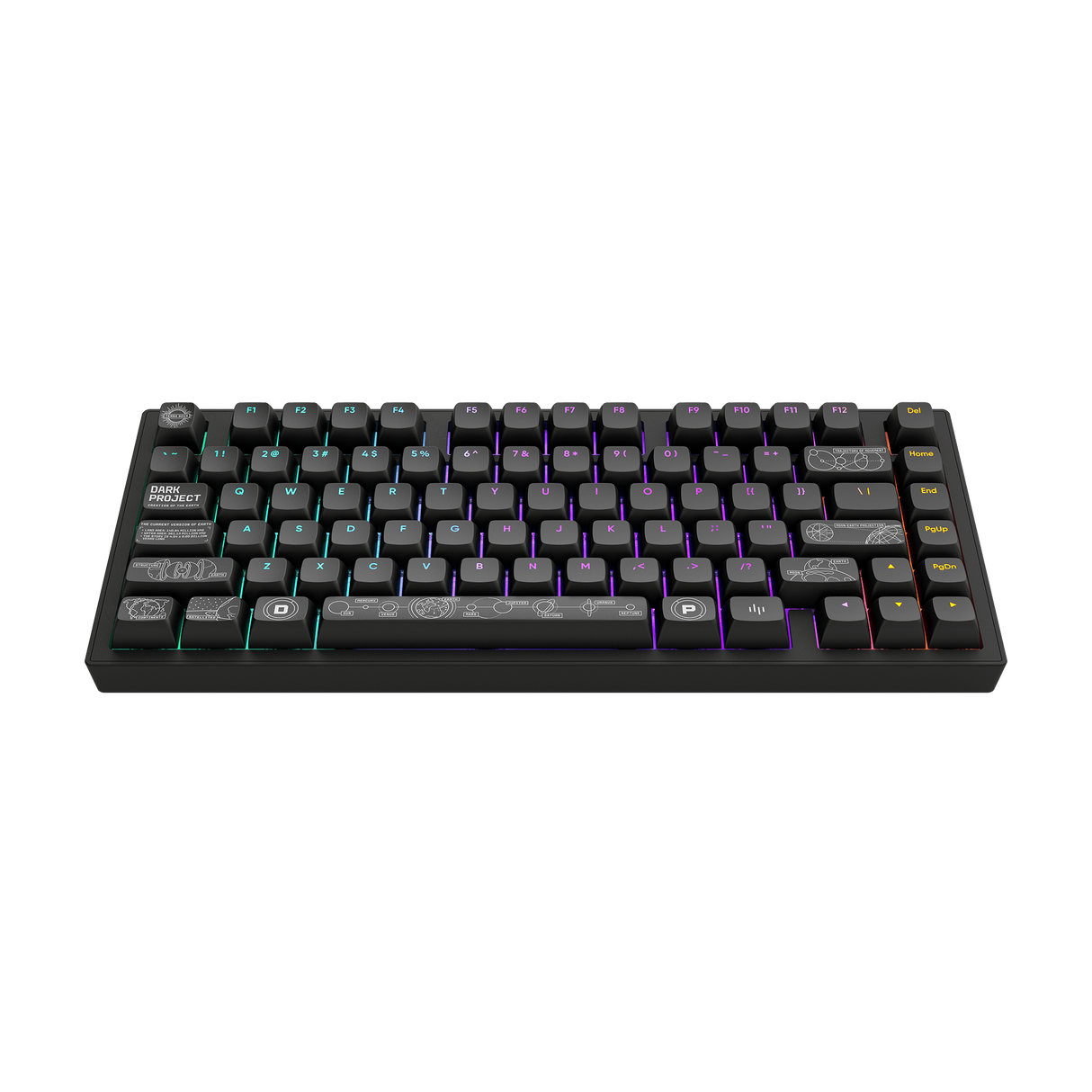 Dark Project ALU Terra Nova Black - Wireless Gaming Keyboard (ANSI)