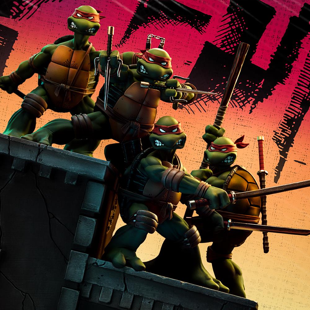 Iron Studios Teenage Mutant Ninja Turtles TMNT Set (Kevin Eastman Version) Art Scale 1/10