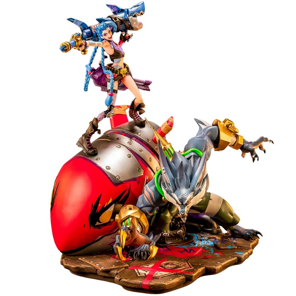 PureArts 2XKO : Jinx & Warwick 1/10 Scale Diorama