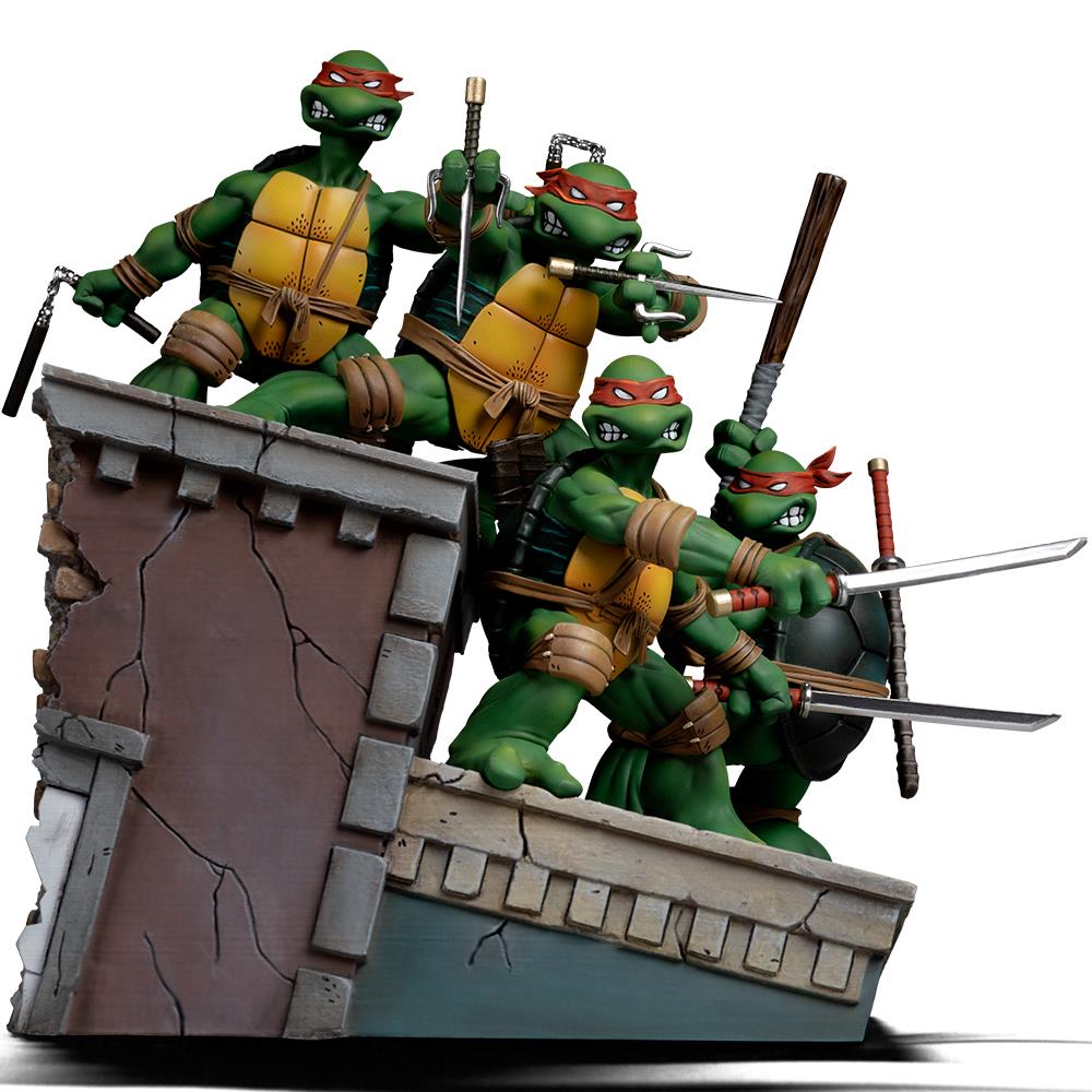 Iron Studios Teenage Mutant Ninja Turtles TMNT Set (Kevin Eastman Version) Art Scale 1/10