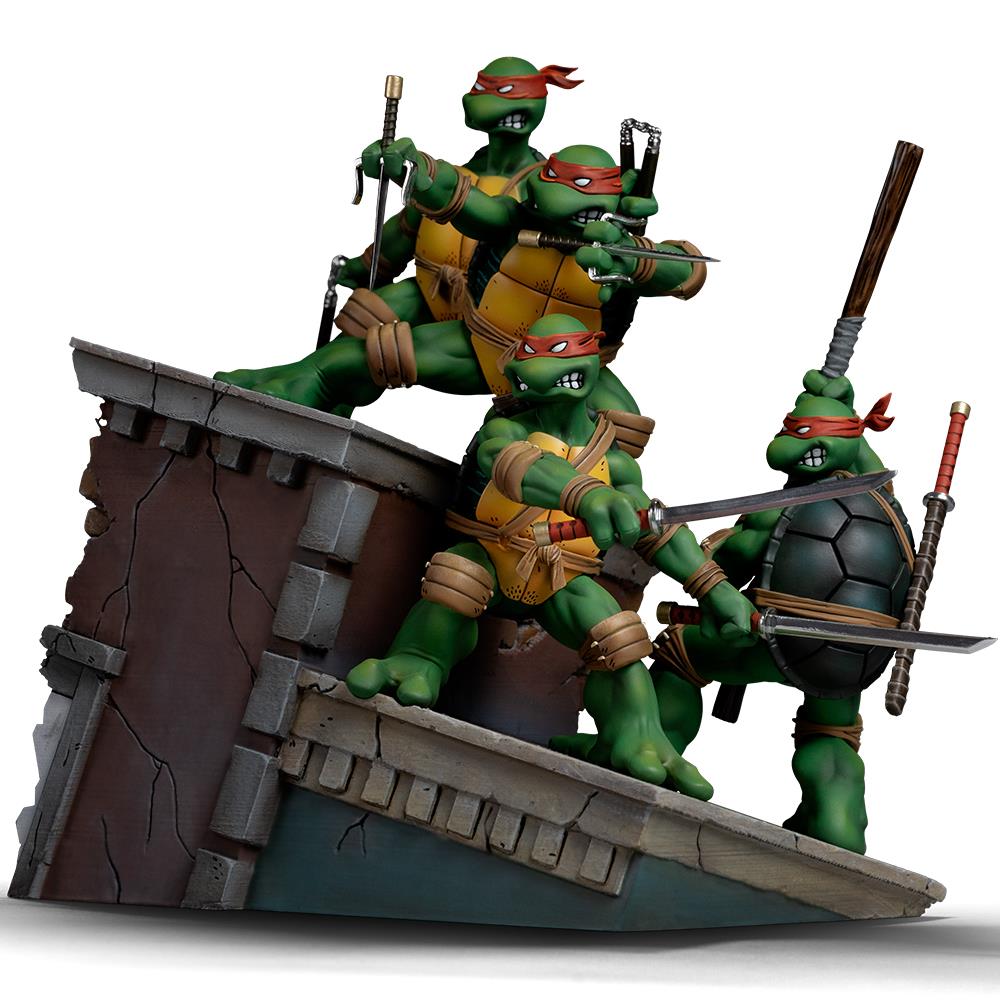 Iron Studios Teenage Mutant Ninja Turtles TMNT Set (Kevin Eastman Version) Art Scale 1/10