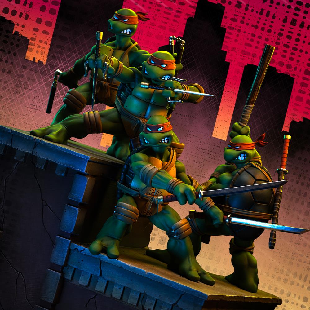 Iron Studios Teenage Mutant Ninja Turtles TMNT Set (Kevin Eastman Version) Art Scale 1/10