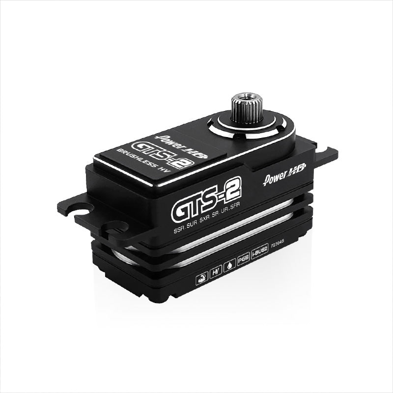 POWER HD HD-GTS-2 - Power HD GTS 2 Low Profile HV MG Brushless Alu Case Rev wire 60mm