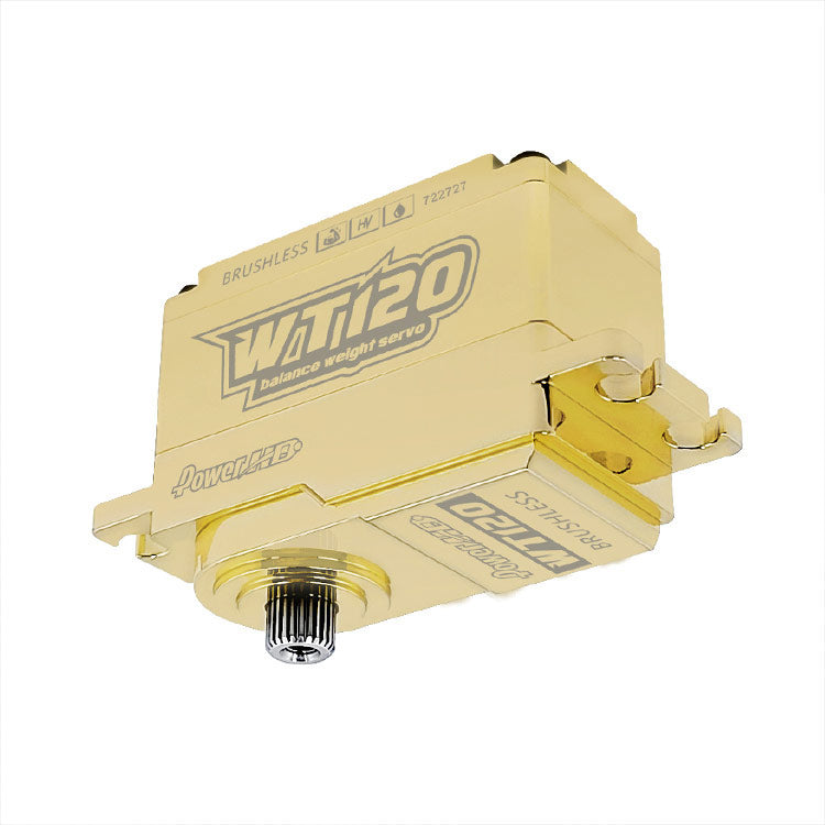 POWER HD HD-WT120 - Servo Power HD WT120 Brushless Crawler Brass Waterproof HV 50kg/0.08s