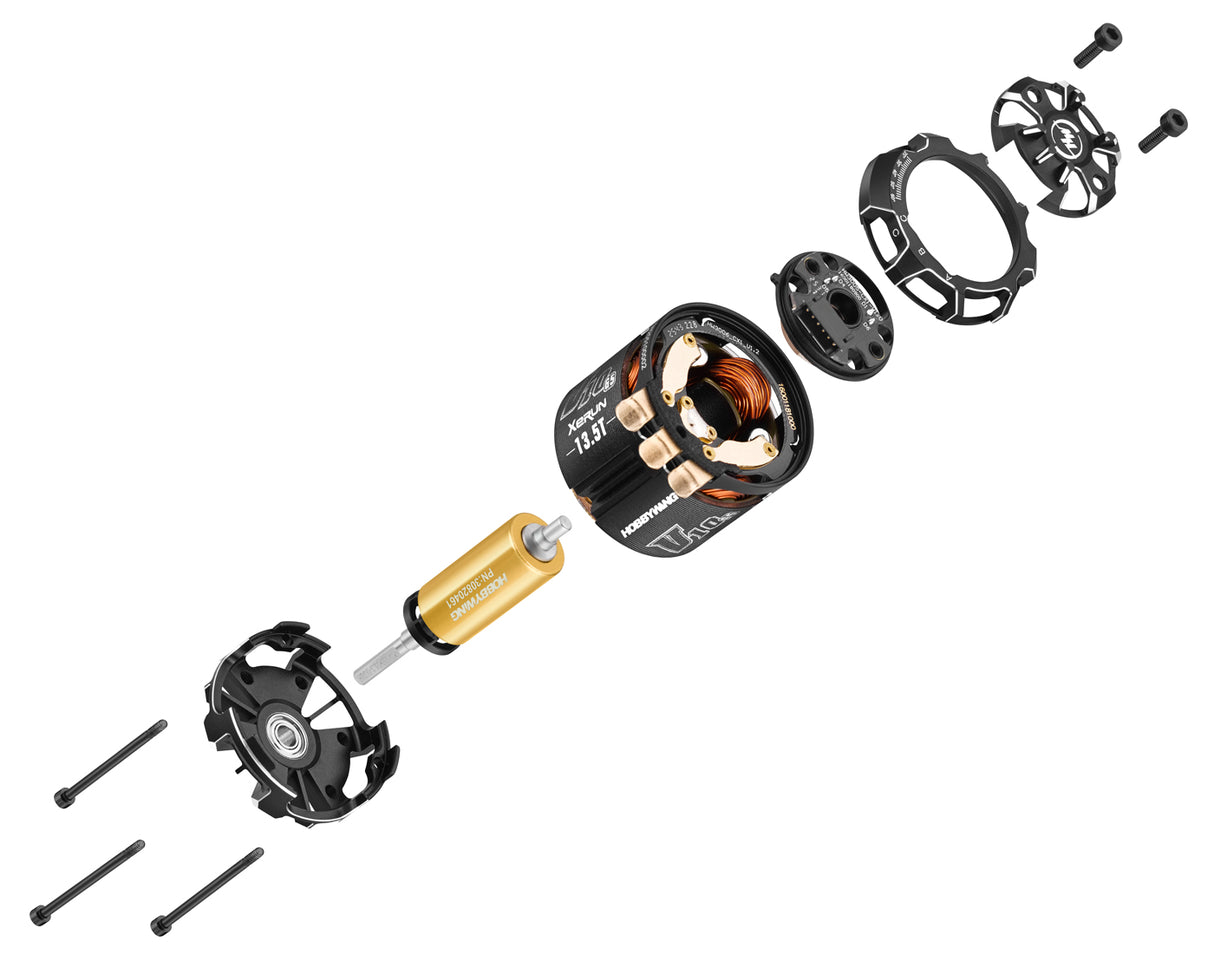 Motor XeRun V10 13.5T Black G5 Stock