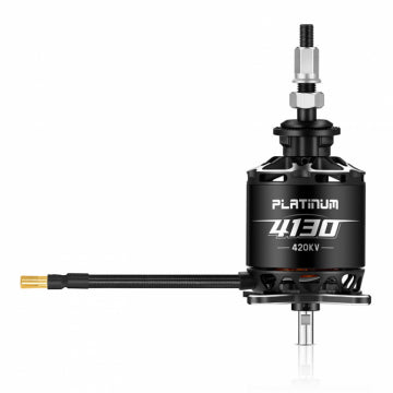 Hobbywing 30416101 - Platinum 4130SL 420kV 6S Motor D49.5 x 82.3mm 107A/2384W/64s