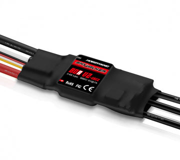 Hobbywing 80060440 - Skywalker 80A V2 UBEC ESC Airplane 3-6S