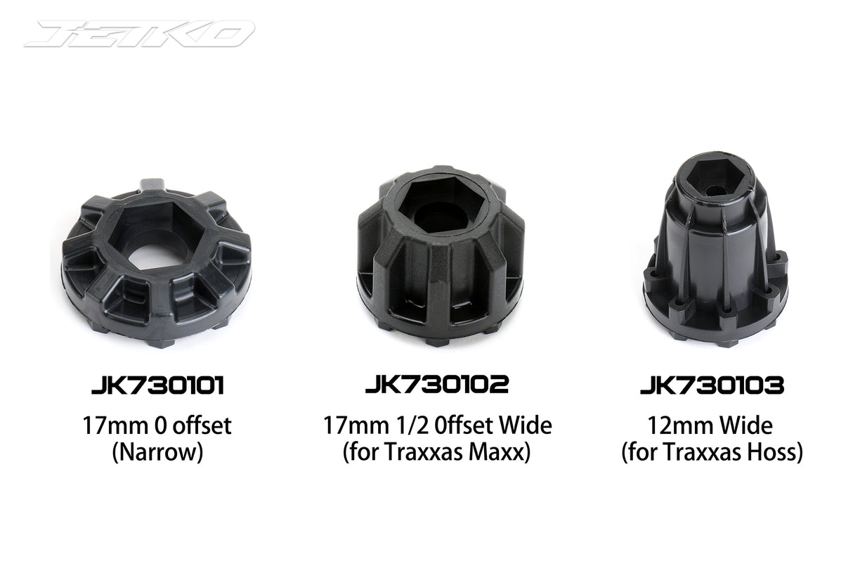 JETKO JK1604CB - Jetko EX Super Sonic LP Belted 3.8" Black Wheel MAXX 17mm 2 pcs