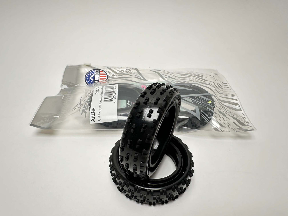 JETKO JK2001CSS - Jetko Arena 2wd 1:10 2.2 Front Tyres Super Soft 2 pcs