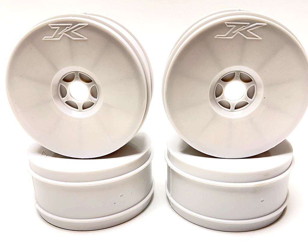 JETKO JK611001WHT4 - Jetko 1:8 Buggy Wheel White 4