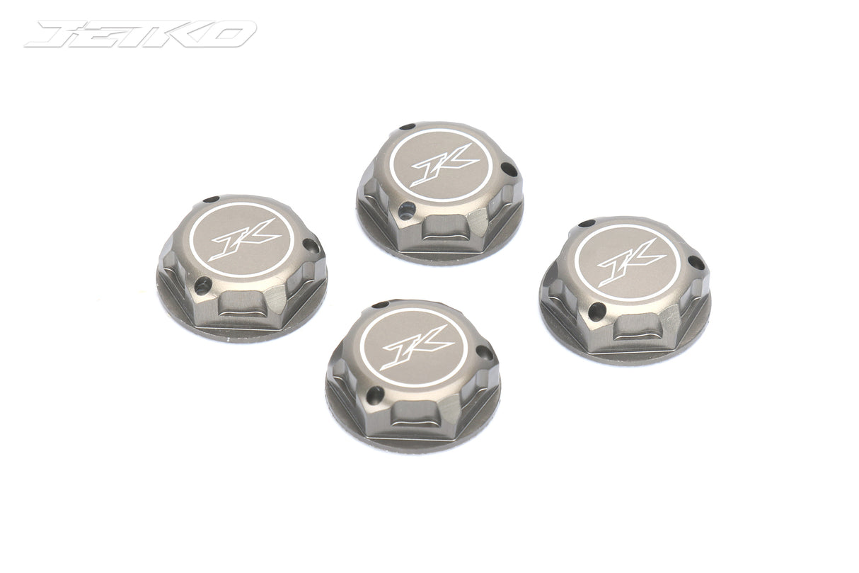 JETKO JK661701HA - JETKO 17mm Aluminum closed Wheel Nut 17mm 4 Hard anodizing