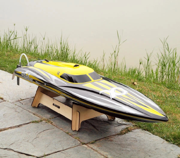 BLACK TILBUD - Alpha 1000mm Brushless V-Boat 80 km/t!+