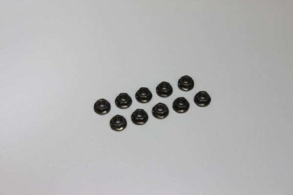 KYOSHO K.1-N3037F - Flanged Nuts M3x3.7mm 10 pcs Kyosho