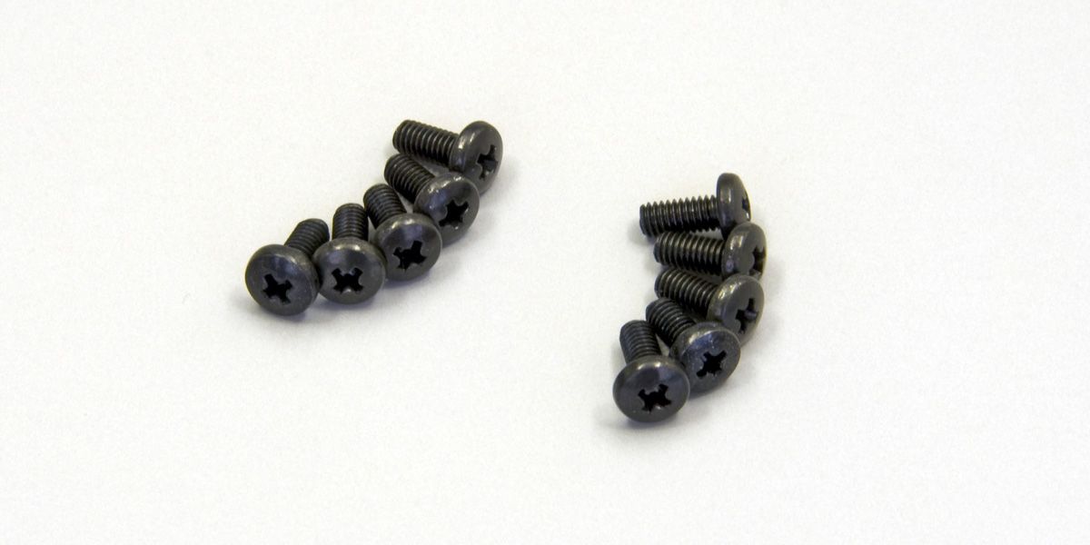 KYOSHO K.1-S02606 - Bind Head Metallic Screws M2.6x6mm 10 pcs Kyosho