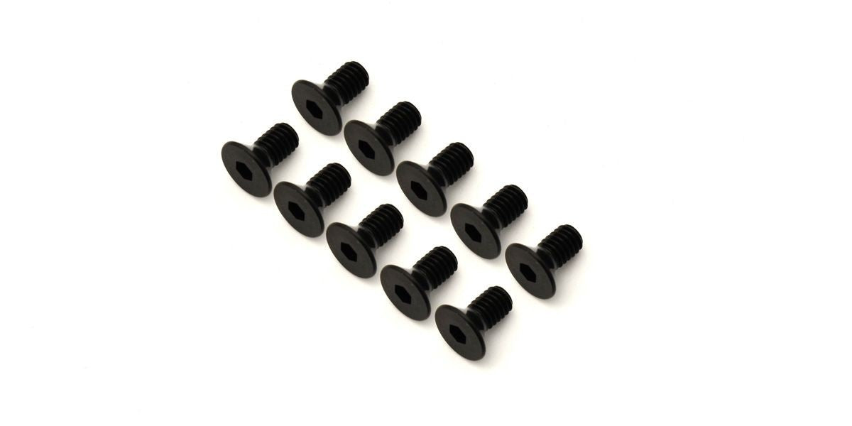 KYOSHO K.1-S34008H - Hex Flat Head Screws 4x8mm 10 pcs