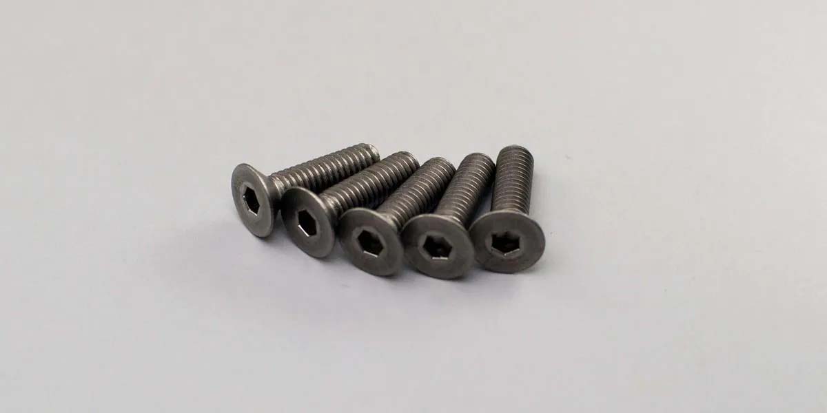 KYOSHO K.1-S34015HT - Titan Hex Flat Head Screws M4x15mm 5 Kyosho