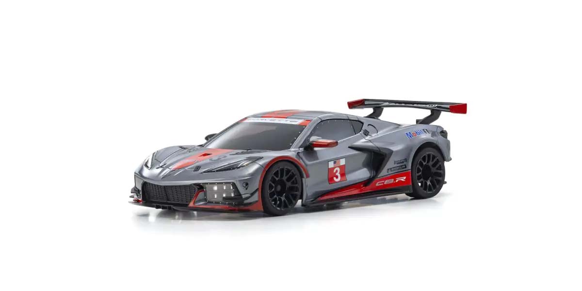 KYOSHO K.32356GMR - Kyosho Mini-Z MR04 RWD Corvette C8-R Gun Metal/Red W-MM/KT531P