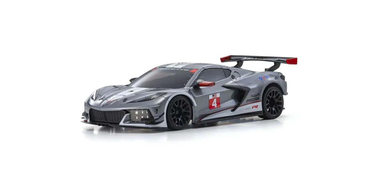 KYOSHO K.32356GMW - Kyosho Mini-Z MR04 RWD Corvette C8-R Gun Metal/White W-MM/KT531P
