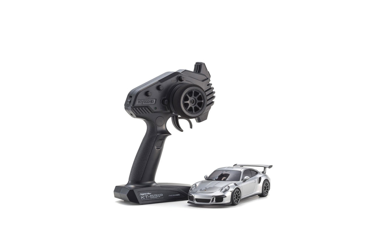KYOSHO K.32358S - Kyosho Mini-Z MR04 RWD Porsche 911 GT3 RS Silver N-RM/KT531P