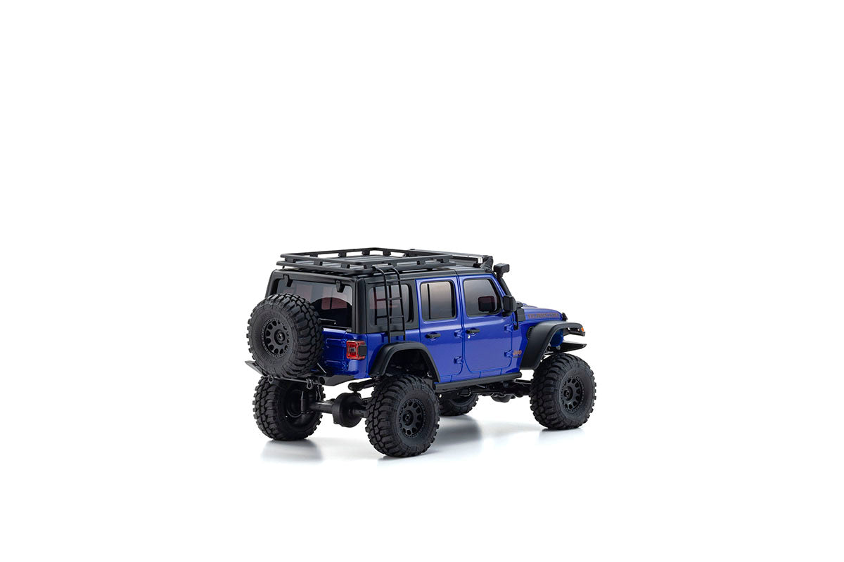 KYOSHO K.32528MB - Mini-Z 4x4 MX-01 Jeep Wrangler Unlimited Rubicon Blue Metali KT531P