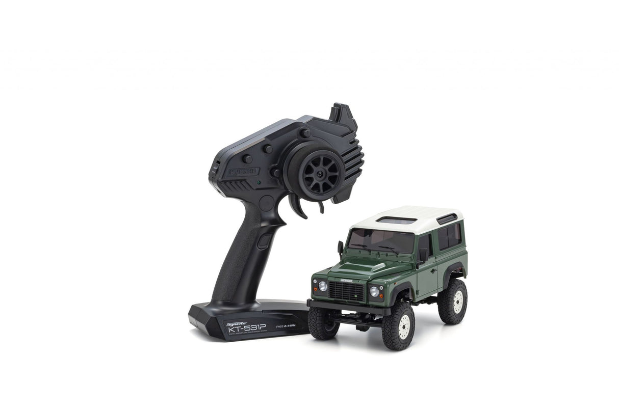 KYOSHO K.32529GR - Mini-Z 4X4 MX-01 Land-Rover Defender 90 Coniston Green KT531P