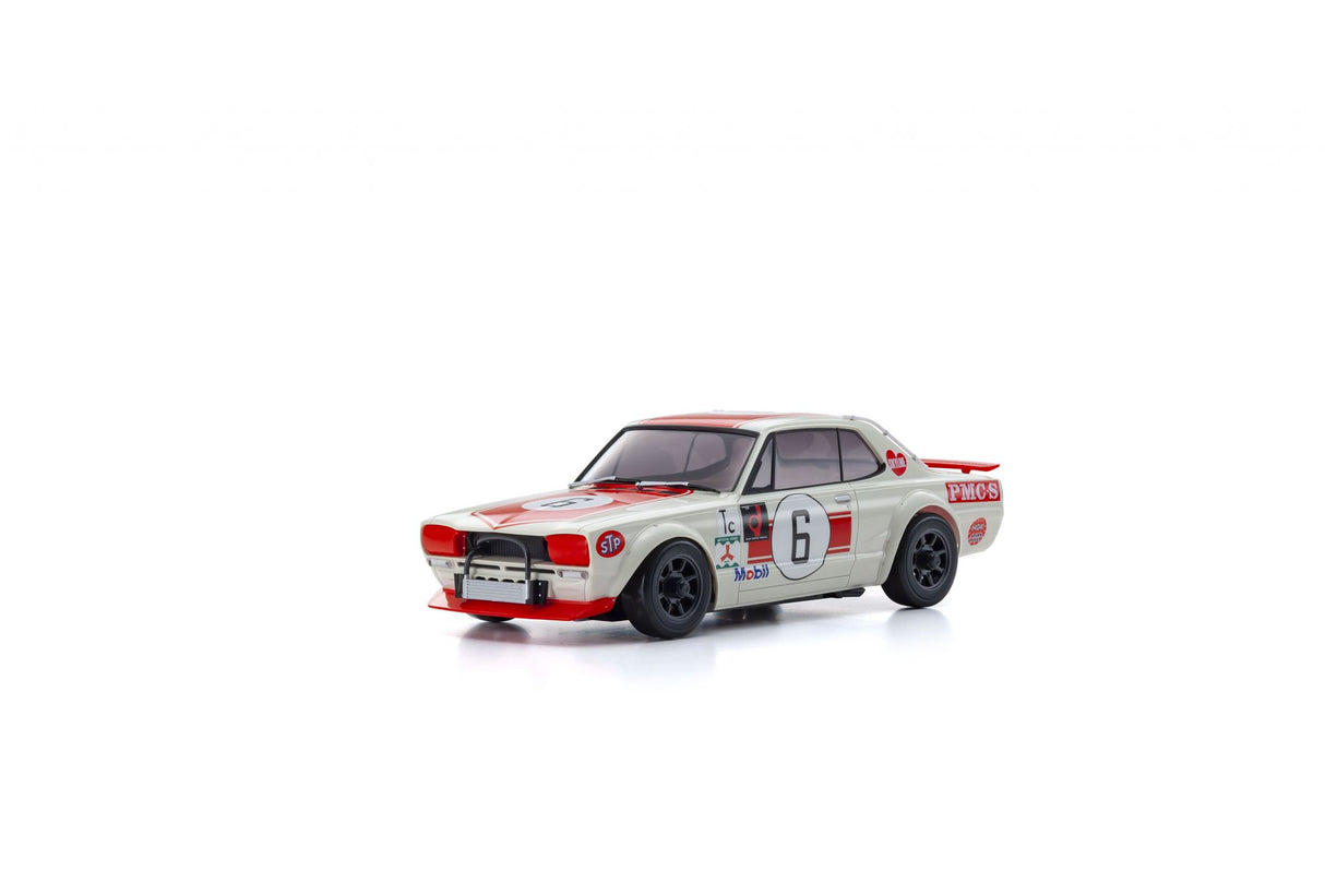 KYOSHO K.32643R - Mini-Z AWD Skyline 2000GT-R KPGC10 Racing'72 Red No.6 MA020/KT531P