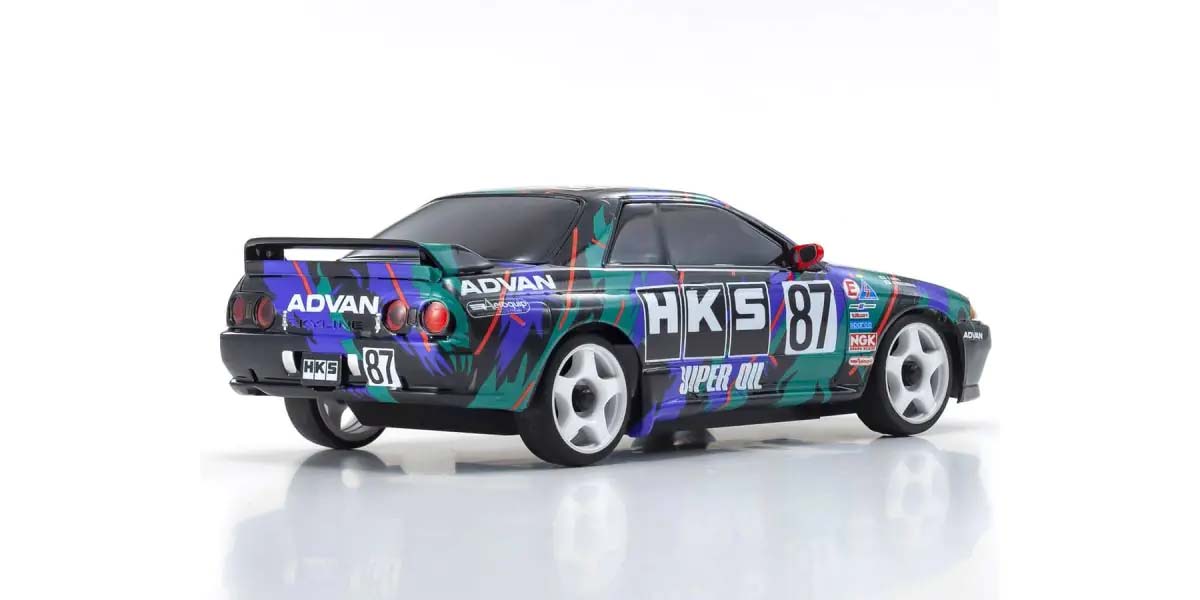 KYOSHO K.32652HK - Kyosho Mini-Z AWD Nissan Skyline GT-R R32 1993 HKS #87 MA020-KT531P