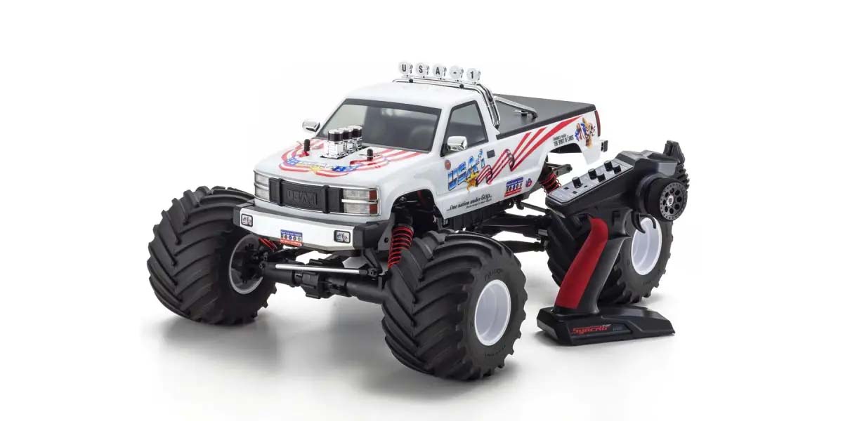 KYOSHO K.34257D - Kyosho USA-1 VE 1:8 4WD Readyset EP Torx8-Brainz8 ESC