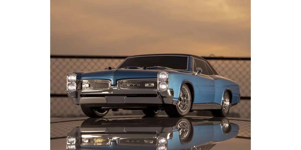 KYOSHO K.34431T2B - Kyosho Fazer MK2 L Pontiac GTO 1967 Tyrol Blue 1:10 Readyset