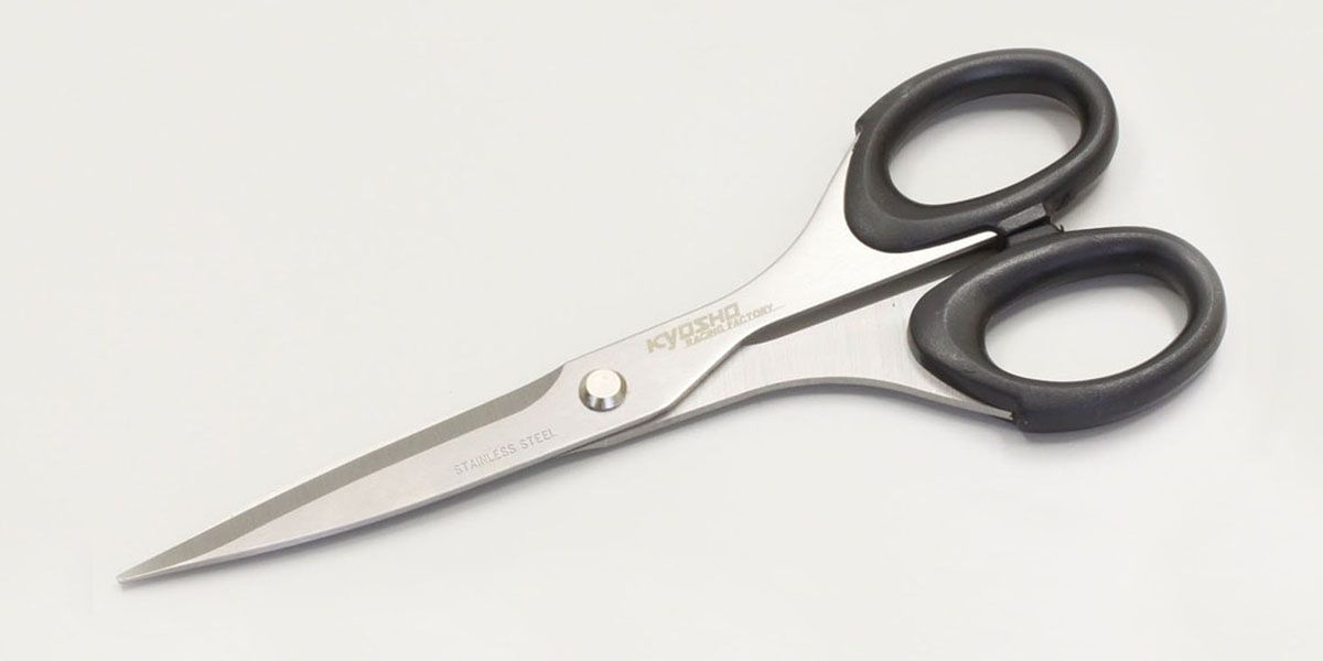 KYOSHO K.36261B - KRF Stainless PC-Body Scissors - Straight