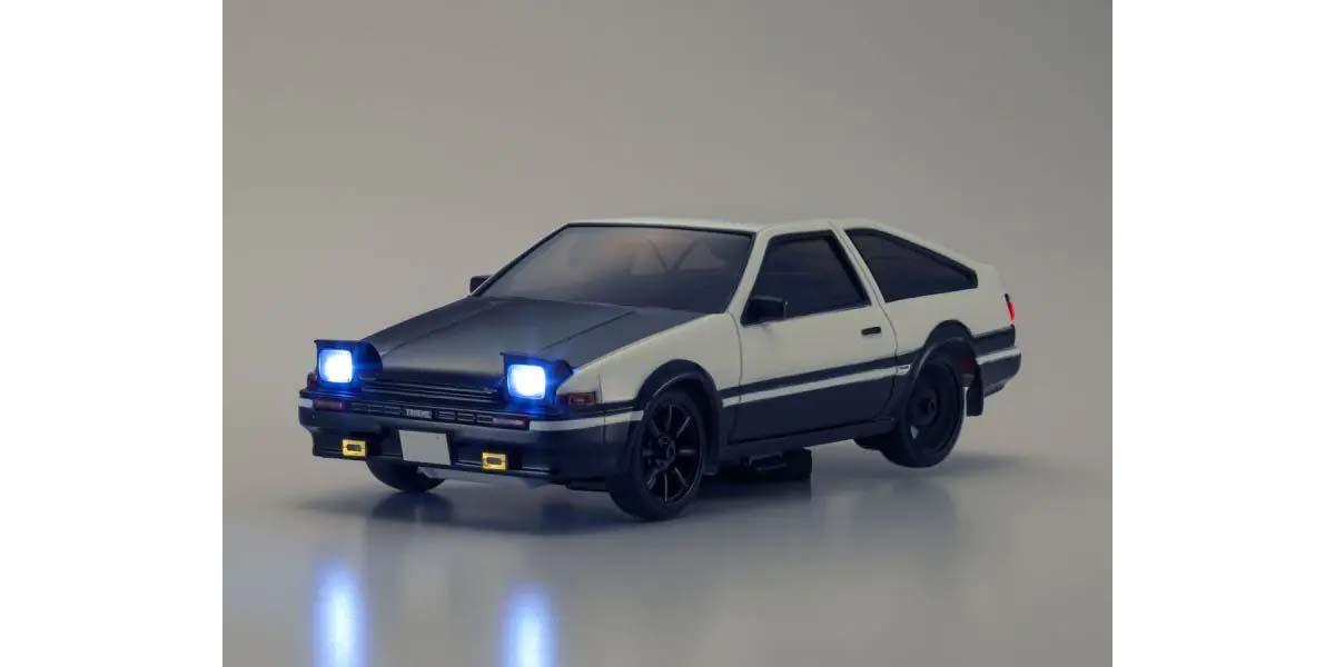 KYOSHO EGG K.66617A - Kyosho First Mini-Z 1:28 Initial-D Sprinter Trueno AE86 WH/BK Carbon