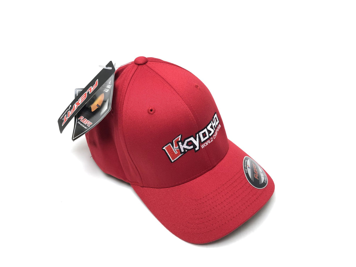 KYOSHO K.88001R - Kyosho Flexfit Cap L/XL Red