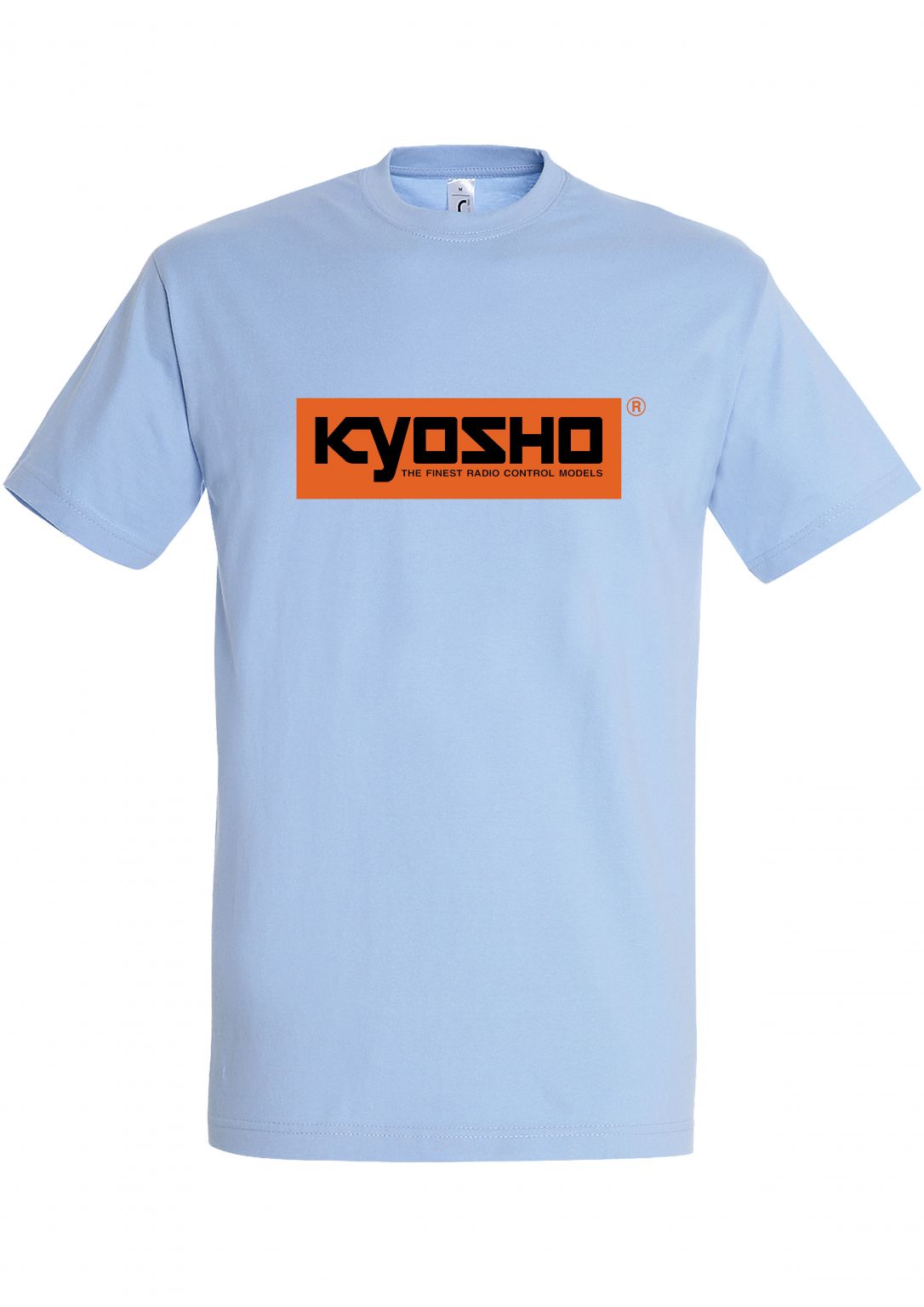 KYOSHO K.88252-XXL - Kyosho T-Shirt Spring 24 Sky Blue/Orange Ltd - 2XL