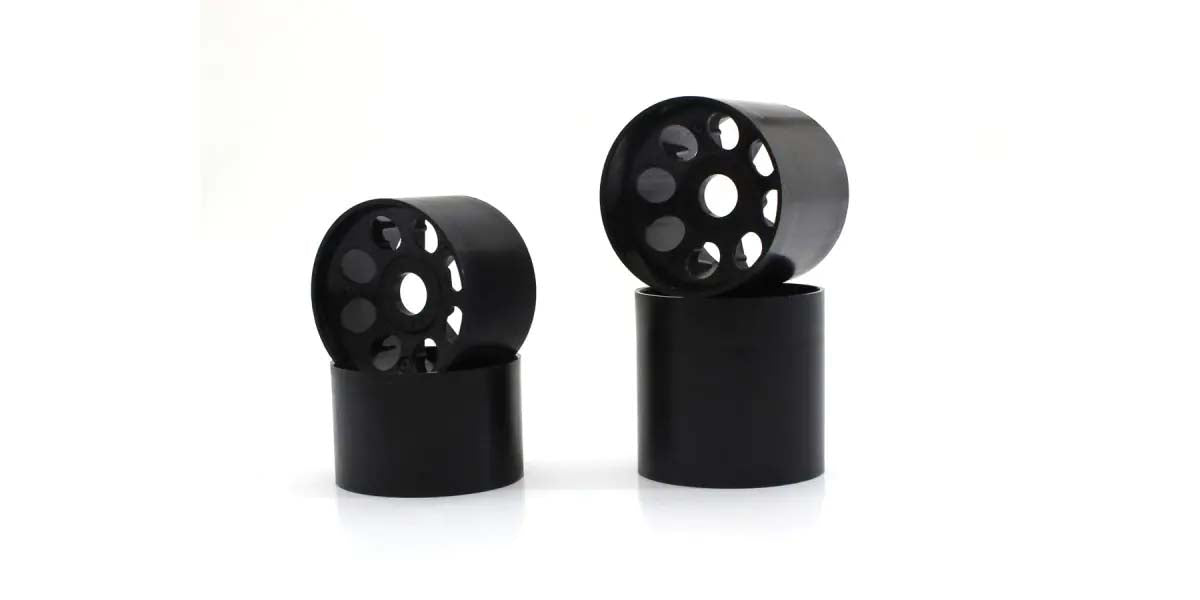 KYOSHO K.EFH001BK - Front & Rear Black Wheels Kyosho EP Fantom 4WD 4