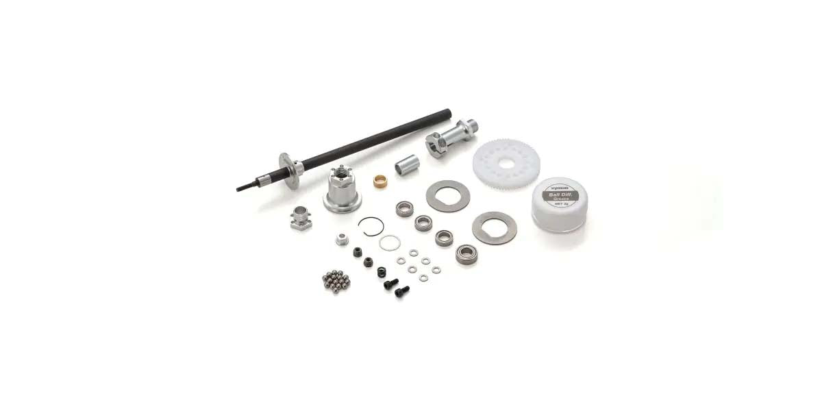 KYOSHO K.EFW007S - Ball Diff. Set 6mm Silver+Carbon Shaft Kyosho EP Plazma - Fantom